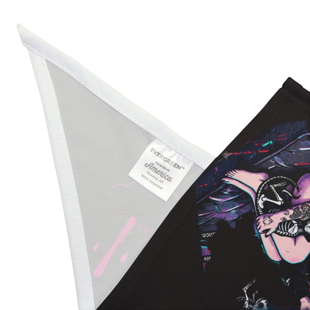 Cat Bandana — Neon Design "<<kitties>> //killed// [corp]"