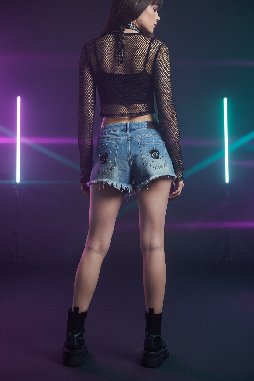 Kittie Killz Shorts - Back